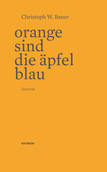 Cover Taschenbuch Orange sind die Äpfel blau
