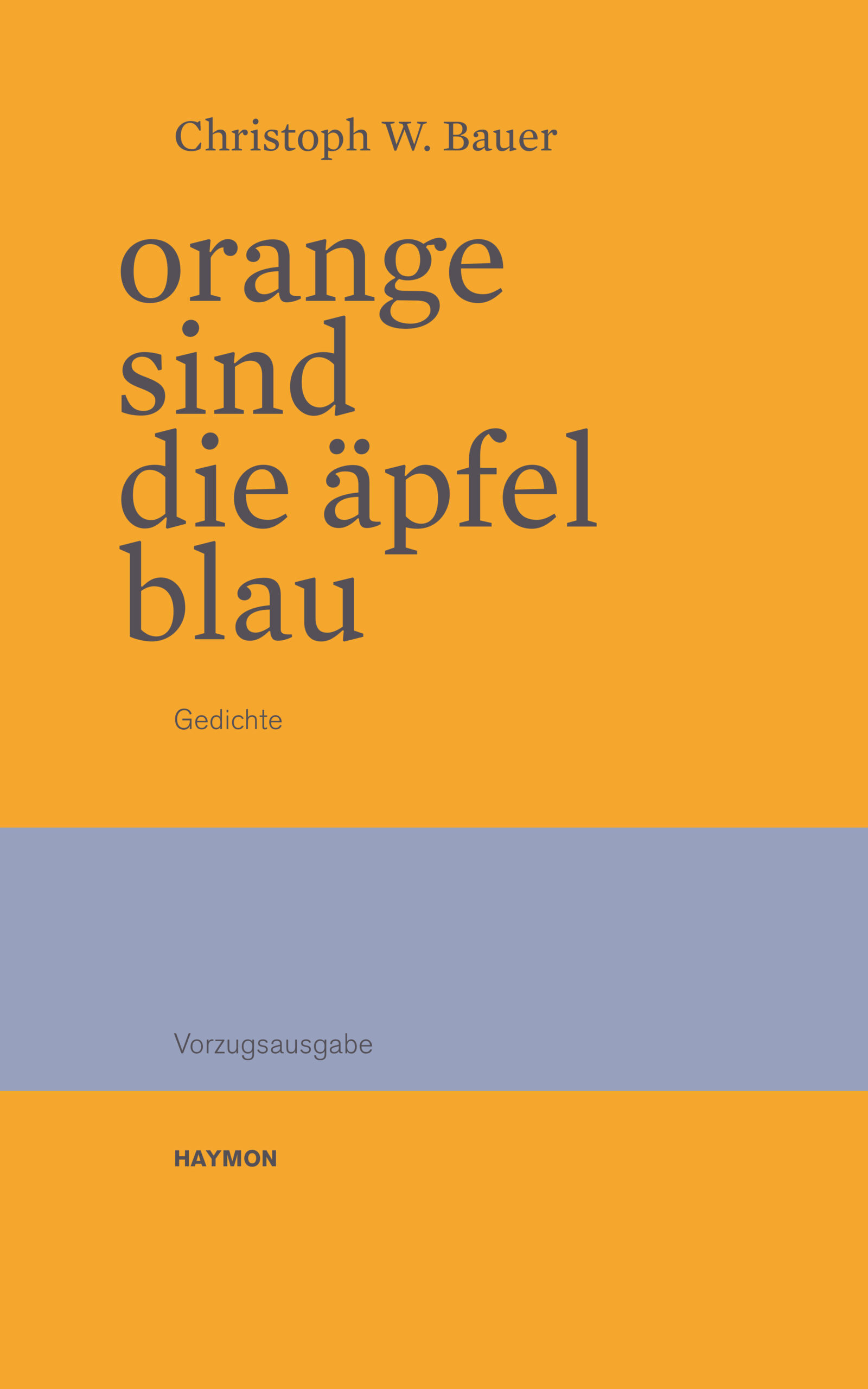 Cover Taschenbuch Orange sind die Äpfel blau