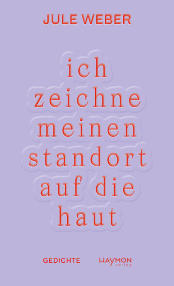 Cover Hardcover ich zeichne meinen standort auf die haut